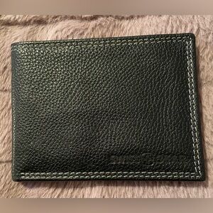 SwissGear Men's Black Pebbled Leather Wallet with RFID
